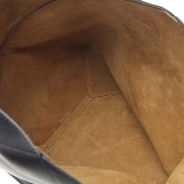 Pre-owned LOEWE Large Calfskin Puzzle Fold Tote Black