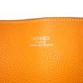 Miniatyrbillede 5 af 10: Pre-owned Hermès Clemence Double Sens 36 Orange