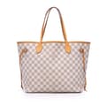 Pikkukuva 1 / 10: Pre-owned Louis Vuitton Damier Azur Neverfull MM White