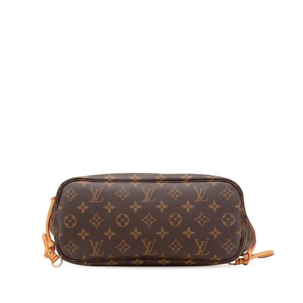 Pre-owned Louis Vuitton Monogram Neverfull PM Brown