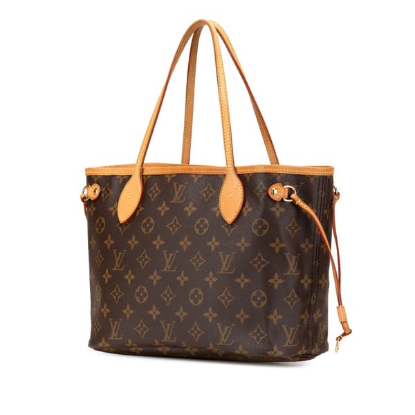 Pre-owned Louis Vuitton Monogram Neverfull PM Brown