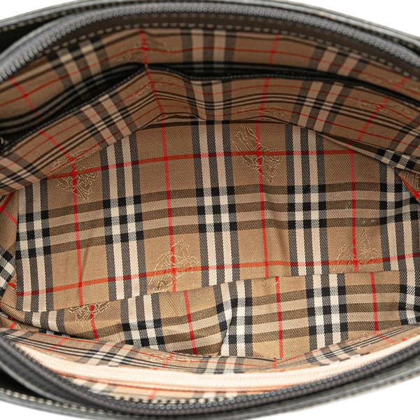 Pre-owned Burberry Leather Tote Black
