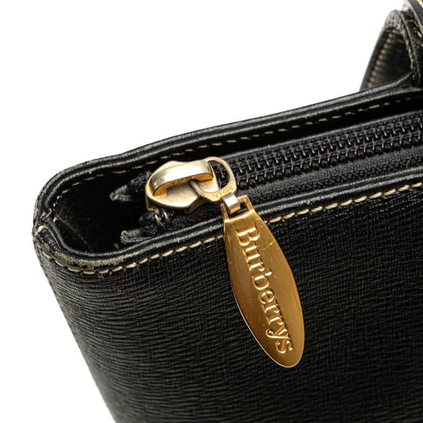 Pre-owned Burberry Leather Tote Black