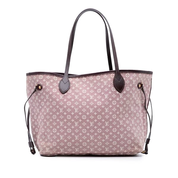 Pre-owned Louis Vuitton Monogram Idylle Neverfull MM Pink