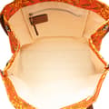 Miniatyrbild 4 av 9: Pre-owned LOEWE Paulas Ibiza Canvas Floral Print Tote Orange