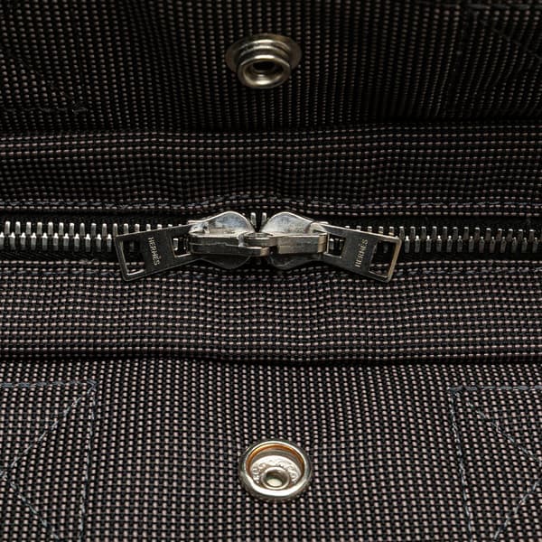 Pre-owned Hermès Canvas Herline PM Gray