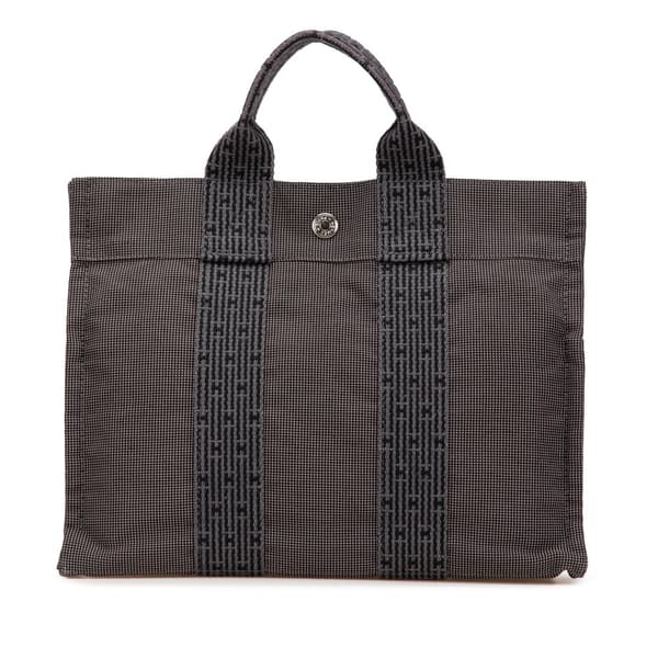 Pre-owned Hermès Canvas Herline PM Gray