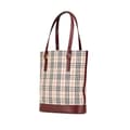 Miniatyrbild 2 av 10: Pre-owned Burberry House Check Canvas Tote Brown