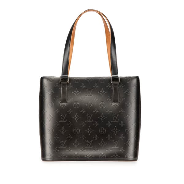 Pre-owned Louis Vuitton Monogram Mat Stockton Gray