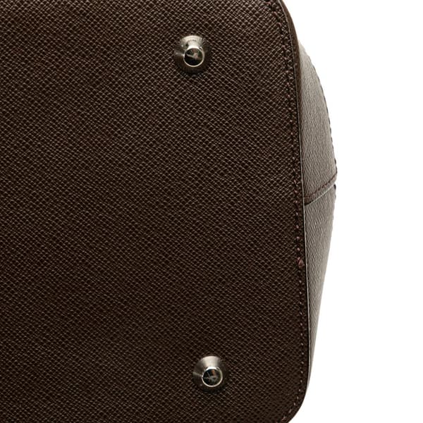 Pre-owned Burberry House Check Canvas Tote Brown