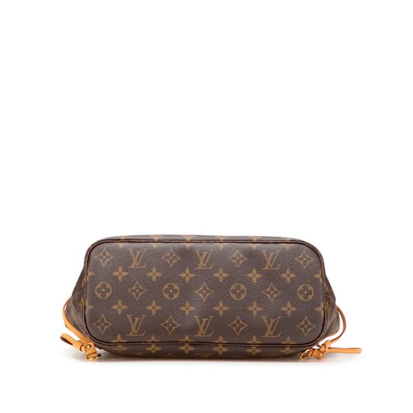 Pre-owned Louis Vuitton Monogram Neverfull PM Brown