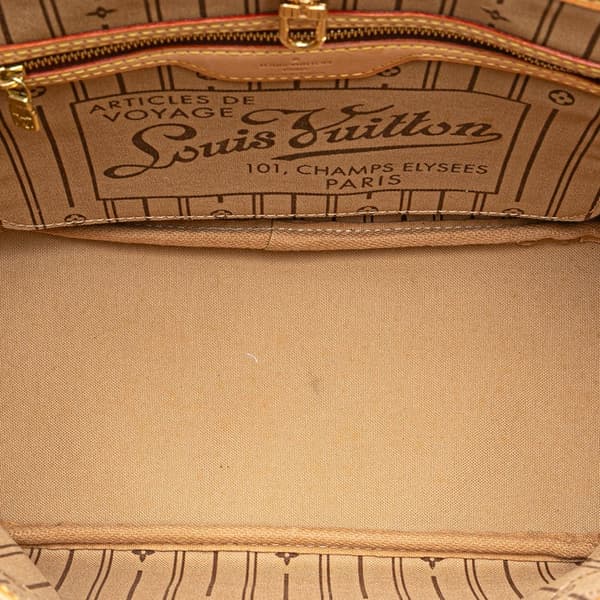 Pre-owned Louis Vuitton Monogram Neverfull PM Brown