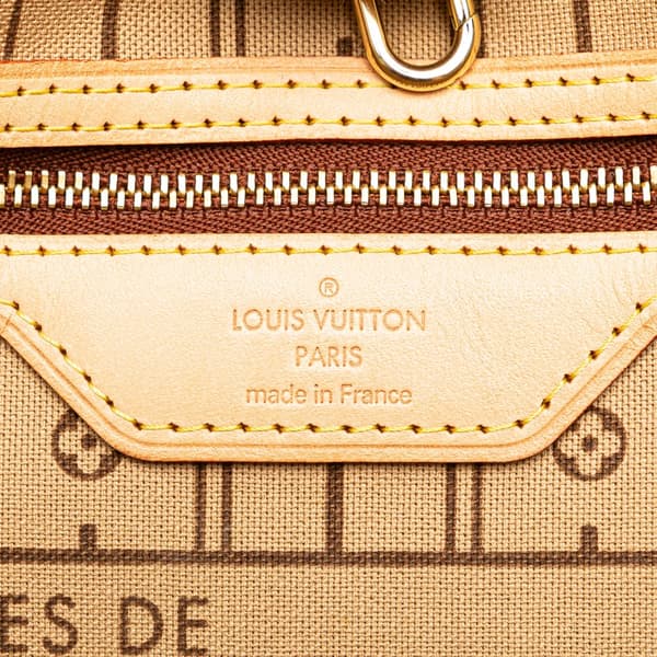 Pre-owned Louis Vuitton Monogram Neverfull PM Brown