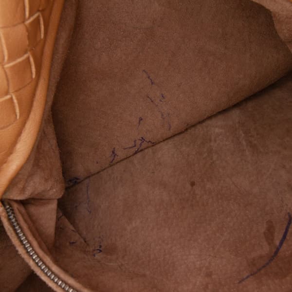 Pre-owned Bottega Veneta Large Nappa Intrecciato Cesta Tote Brown