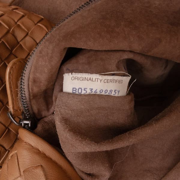 Pre-owned Bottega Veneta Large Nappa Intrecciato Cesta Tote Brown