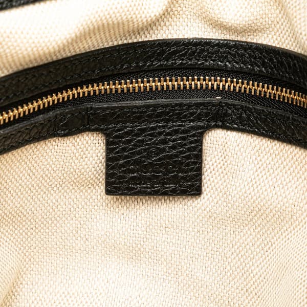 Pre-owned Gucci Medium Leather Soho Cellarius Tote Black