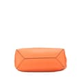 Miniatyrbild 3 av 10: Pre-owned LOEWE Anagram Leather East West Tote Orange