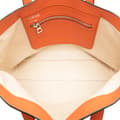 Miniatyrbild 4 av 10: Pre-owned LOEWE Anagram Leather East West Tote Orange