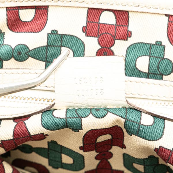 Pre-owned Gucci GG Canvas Web Jolicoeur Tote Brown
