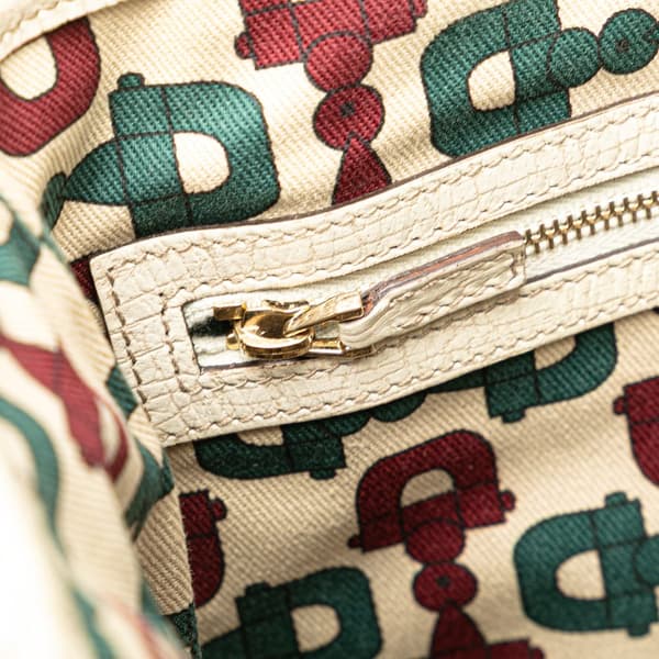 Pre-owned Gucci GG Canvas Web Jolicoeur Tote Brown