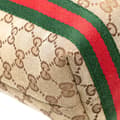Miniatyrbild 9 av 10: Pre-owned Gucci GG Canvas Web Jolicoeur Tote Brown