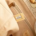 Miniatyrbild 6 av 10: Pre-owned Chanel Small Lurex Boucle Deauville Tote White