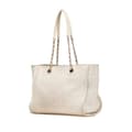 Miniatyrbild 2 av 10: Pre-owned Chanel Small Lurex Boucle Deauville Tote White