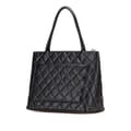 Miniatyrbild 2 av 10: Pre-owned Chanel Caviar Medallion Tote Black