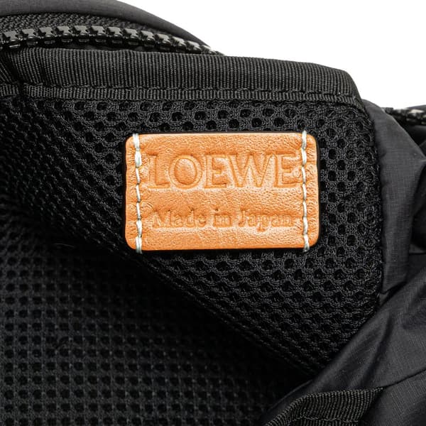 Pre-owned LOEWE Recycled Nylon Eye Loewe Nature Tote Black