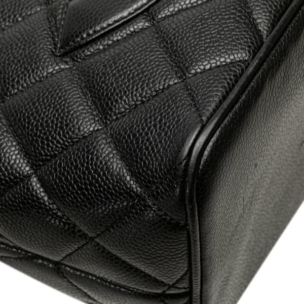 Pre-owned Chanel Caviar Medallion Tote Black