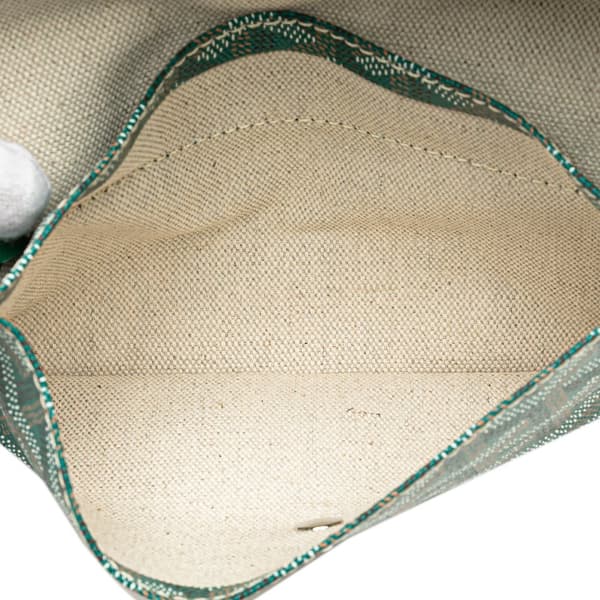 Pre-owned Goyard Goyardine Saint Louis PM Green