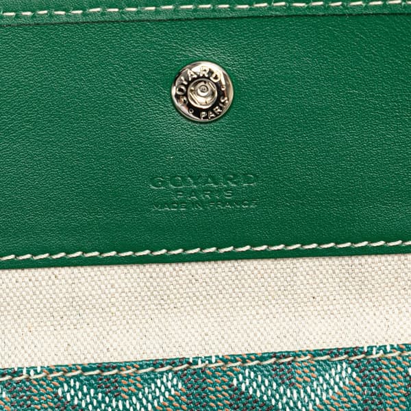 Pre-owned Goyard Goyardine Saint Louis PM Green
