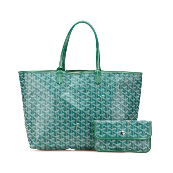 Pre-owned Goyard Goyardine Saint Louis PM Green