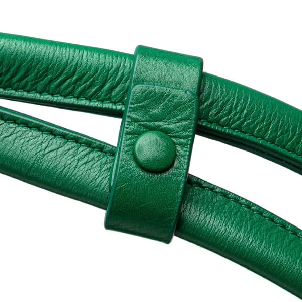 Pre-owned Bottega Veneta Medium Calfskin Maxi Intrecciato Arco Slouch Tote Green