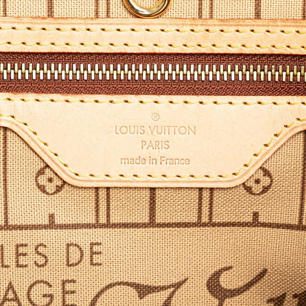 Pre-owned Louis Vuitton Monogram Neverfull PM Brown