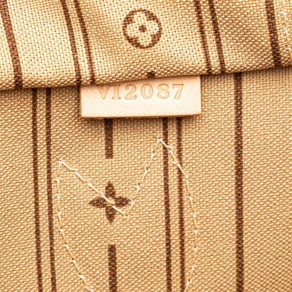 Pre-owned Louis Vuitton Monogram Neverfull PM Brown