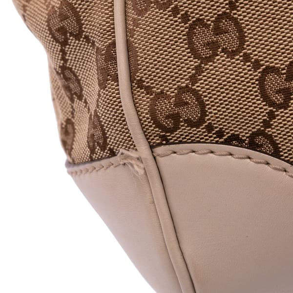 Pre-owned Gucci GG Canvas Mayfair Tote Brown