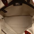 Miniatyrbild 4 av 10: Pre-owned Burberry Mega Check Canvas Tote White