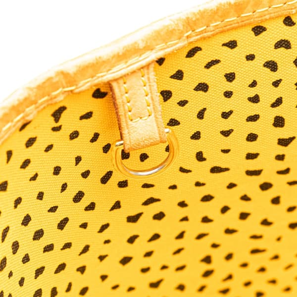 Pre-owned Louis Vuitton Yayoi Kusama Monogram Neverfull MM Yellow