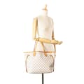 Miniatyrbillede 10 af 10: Pre-owned Louis Vuitton Damier Azur Neverfull MM White