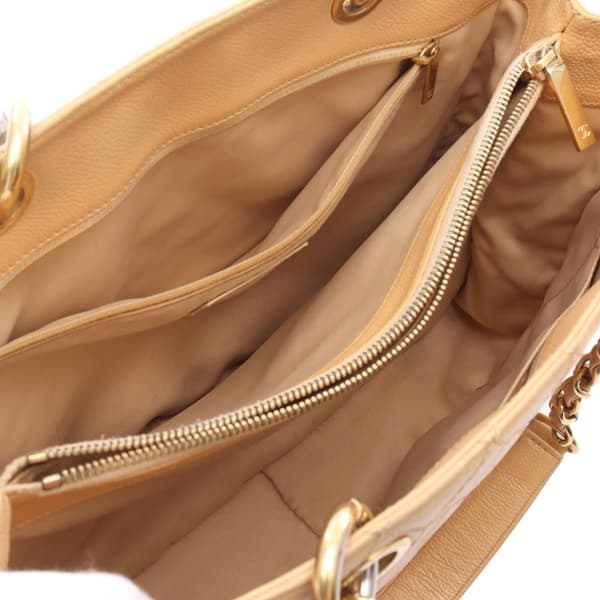 Pre-owned Chanel Caviar Grand Shopping Tote Brown