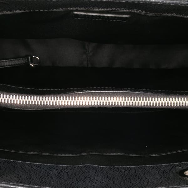 Pre-owned Chanel Caviar Grand Shopping Tote Black