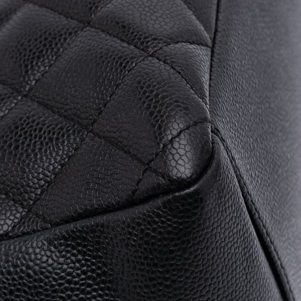 Pre-owned Chanel Caviar Grand Shopping Tote Black