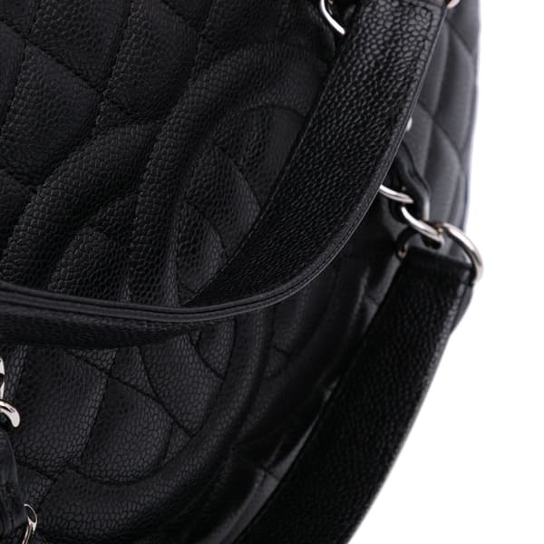 Pre-owned Chanel Caviar Grand Shopping Tote Black