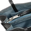 Miniatyrbild 10 av 10: Pre-owned Prada Glace Calf Studded Etiquette Tote Black