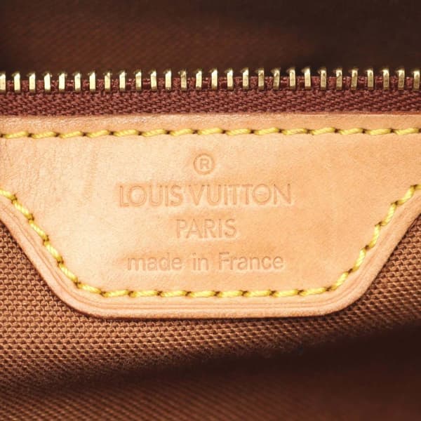 Pre-owned Louis Vuitton Monogram Cabas Piano Brown
