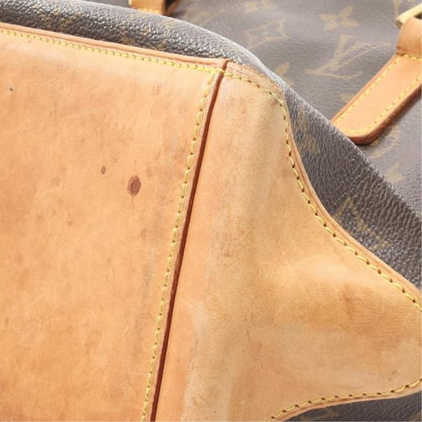 Pre-owned Louis Vuitton Monogram Cabas Piano Brown