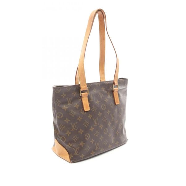 Pre-owned Louis Vuitton Monogram Cabas Piano Brown