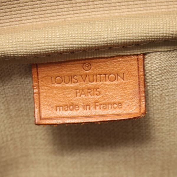 Pre-owned Louis Vuitton LOUIS VUITTON Deauville Bowling Vanity Handbag M47270 Monogram PVC coated canvas leather Brown Used Women