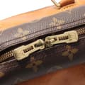 Miniatyrbillede 9 af 10: Pre-owned Louis Vuitton LOUIS VUITTON Deauville Bowling Vanity Handbag M47270 Monogram PVC coated canvas leather Brown Used Women